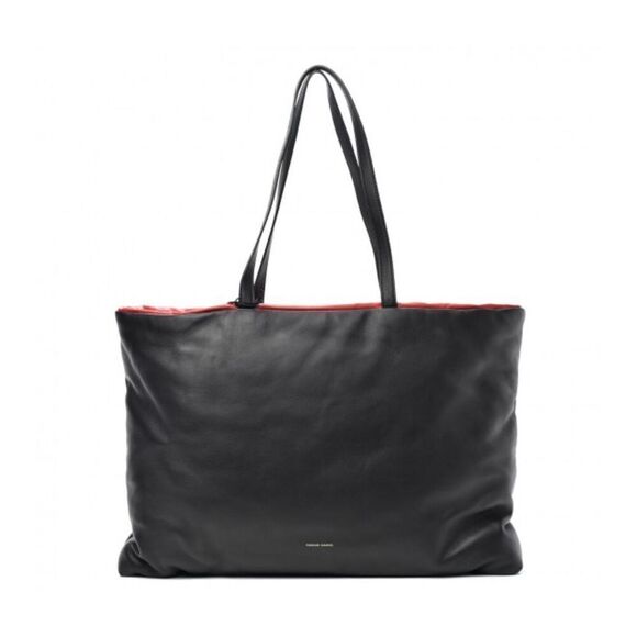 Mansur Gavriel Reversible Pillow Leather Tote Bag - Picture 1 of 14